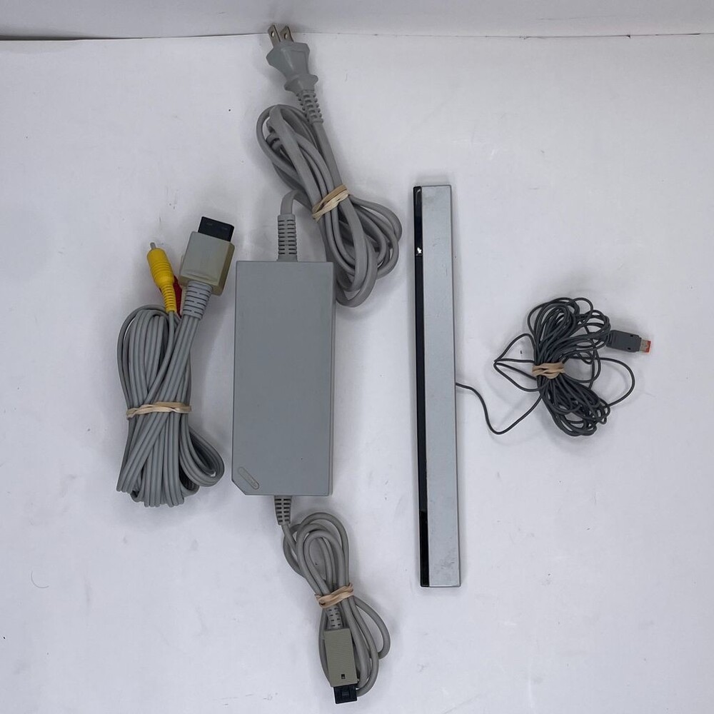 Nintendo - RVL-002 Wii AC Adapter Power Supply Sensor Bar AV Cable Accessory